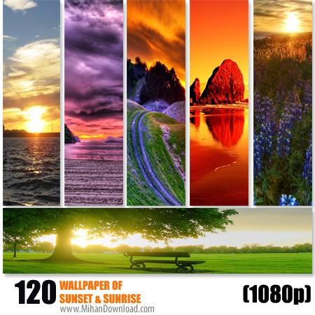 دانلود مجموعه پس زمینه با موضوع طلوع و غروب آفتاب 120 Wallpapers Of Sunset Sunrise