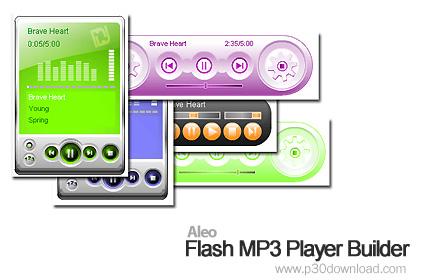 تبدیل فایل ها با فرمت های MP3 و WAV به فایل های کم حجم با فرمت فلش SWF توسط Aleo Flash MP3 Player Builder 3.1.23