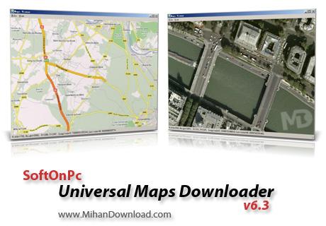 دانلود نرم افزار ذخیره سازی نقشه های گوگل Universal Maps Downloader v6.3