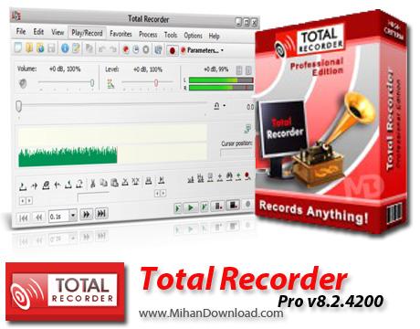 دانلود نرم افزار حرفه ای ضبط صدا Total Recorder Professional v8.2.4200