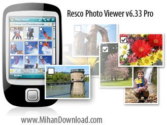 نرم افزار نمایش و ویرایش عکس در گوشی های پاکت پی سی Resco Photo Viewer v6.33 Pro
