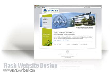 طراحی یک سایت فلش با Flash Website Design v2.0