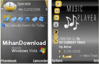 تم موبایل توپVista theme برای نوکیا سری n