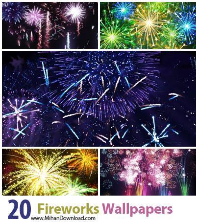 مجموعه تصاویر زیبا با موضوع آتش بازی Wallpapers Fireworks