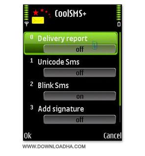 ارسال فلش sms با Cool sms برای نوکیا سری ۶۰ ورژن ۳ و ۵