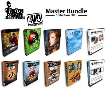 دانلود مجموعه پلاگین حرفه ای فتوشاپ برای افکت گذاریAlien Skin Software Master Bundle Collection 2010