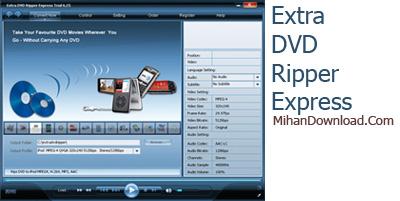 ريپ كردن حرفه اي DVD با Extra DVD Ripper Express 6.8