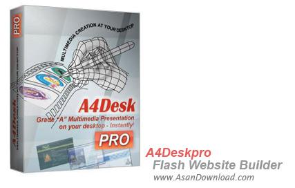 دانلود A4DeskPro Flash Website Builder v5.80 طراح سایت های فلش