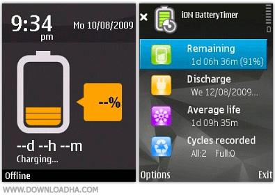 مدیریت کامل شارژ باطری موبایل با iON BatteryTimer v1.02