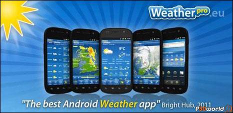 دانلود WeatherPro v1.5.1 نرم افزار دریافت اطلاعات هواشناسی در گوشی موبایل