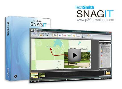 عکس برداری و فیلم برداری از صفحه نمایش با TechSmith SnagIt 9.0.0