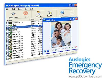 بازیابی فایل های آسیب دیده با Auslogics Emergency Recovery 2.1.15.175