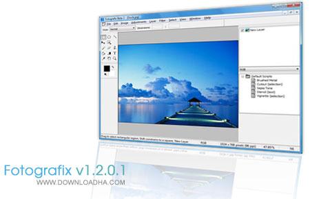 فتوشاپ کوچک با حجم ۳۰۰ کیلوبایت – Fotografix v1.2.0.1