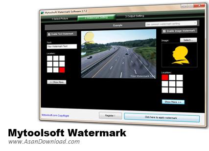 واتر مارک نمودن تصاویر با نرم افزار Mytoolsoft Watermark Software v2.7.7