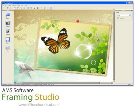 ساخت فریم های زیبا برای تصاویر با AMS Software Framing Studio 2.65