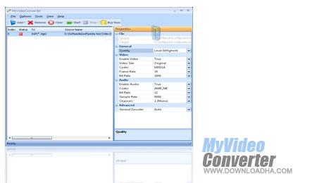 تبدیل فرمت های تصویری به یکدیگر با MyVideoConverter v2.33