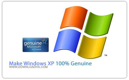 قانونی کردن ویندوز XP با Make Windows XP 100% Genuine