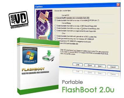 دانلود نرم افزار بوتیبل کردن فلش دیسک ها با FlashBoot 2.0u Portable