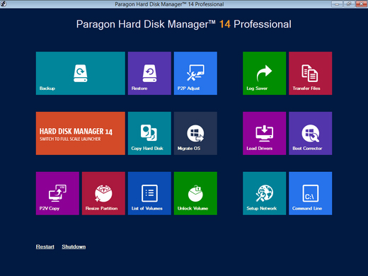 دانلود نرم افزار Paragon Hard Disk Manager Pro مدیریت هارد دیسک
