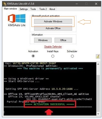 اکتیو کردن ویندوز 10 با استفاده از نرم‌افزار KMS Auto