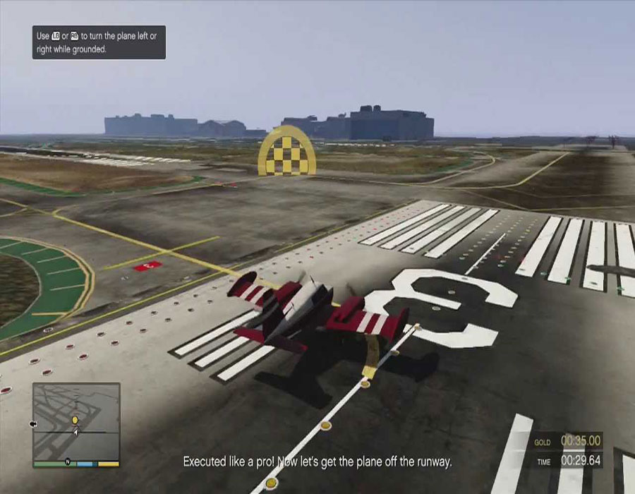 مرحله Flight School: Runway Landing (win a medal)