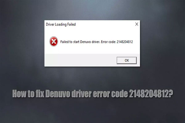 چجوری ارور failed to start denuvo driver رو درست کنم؟