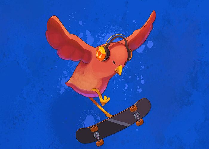 بازی Skatebird از بازی‌های غیرمعمول 