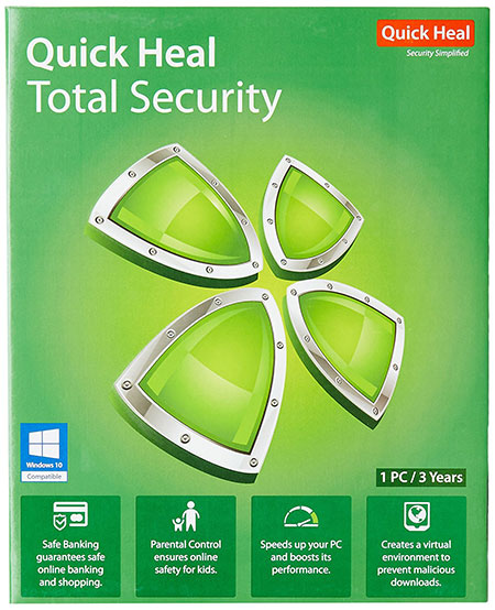 دانلود آنتی ویروس کوئیک هیل Quick Heal Total Security 17.00 (10.0.1.50)