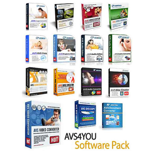 دانلود مجموعه نرم افزار AVS All-In-One Install Package v4.2.1.153