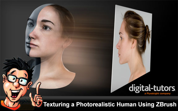 دانلود فیلم آموزشی Texturing a Photorealistic Human Using ZBrush