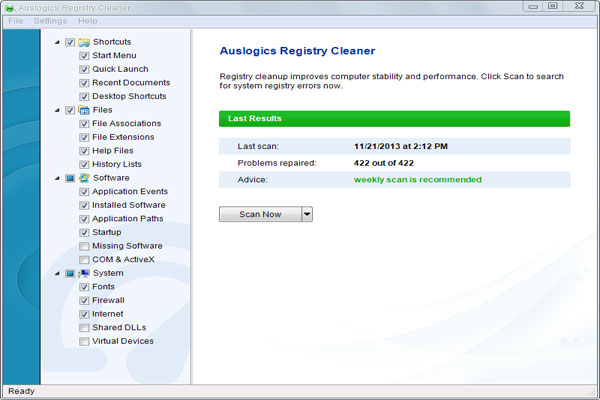 free Auslogics Registry Cleaner Pro 10.0.0.3