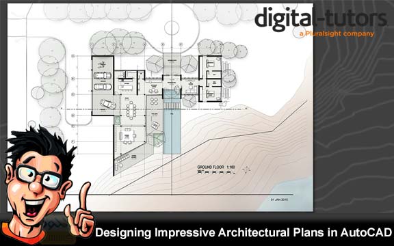 دانلود فیلم آموزشی Designing Impressive Architectural Plans in AutoCAD