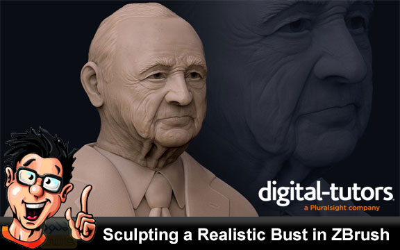 دانلود فیلم آموزشی Sculpting a Realistic Bust in ZBrush