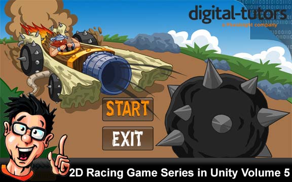 دانلود فیلم آموزشی 2D Racing Game Series in Unity Volume 5