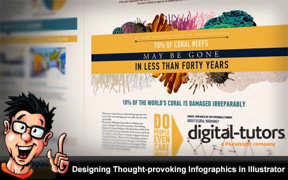 دانلود فیلم آموزشی Designing Thought-Provoking Infographics in Illustrator