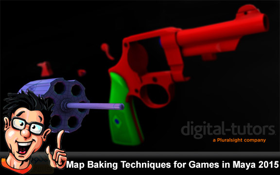 دانلود فیلم آموزشی Map Baking Techniques for Games in Maya 2015