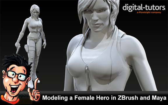 دانلود فیلم آموزشی Modeling a Female Hero in ZBrush and Maya