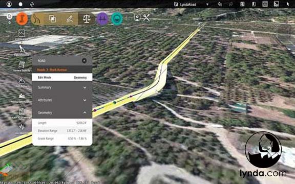 دانلود فیلم آموزشی Up and Running with Roadway Design for InfraWorks 360