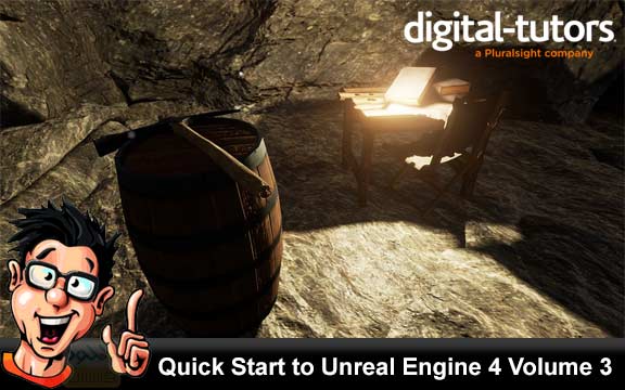 دانلود فیلم آموزشی Quick Start to Unreal Engine 4 Volume 3