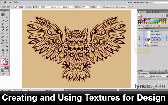 دانلود فیلم آموزشی Creating and Using Textures for Design