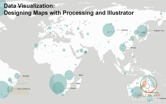 دانلود فیلم آموزشی Data Visualization Designing Maps with Processing and Illustrator