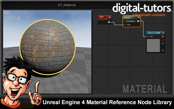 دانلود فیلم آموزشی Unreal Engine 4 Material Reference Node Library