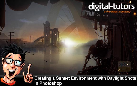 دانلود فیلم آموزشی Creating a Sunset Environment with Daylight Shots in Photoshop