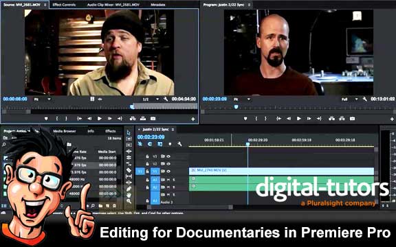 دانلود فیلم آموزشی Editing for Documentaries in Premiere Pro