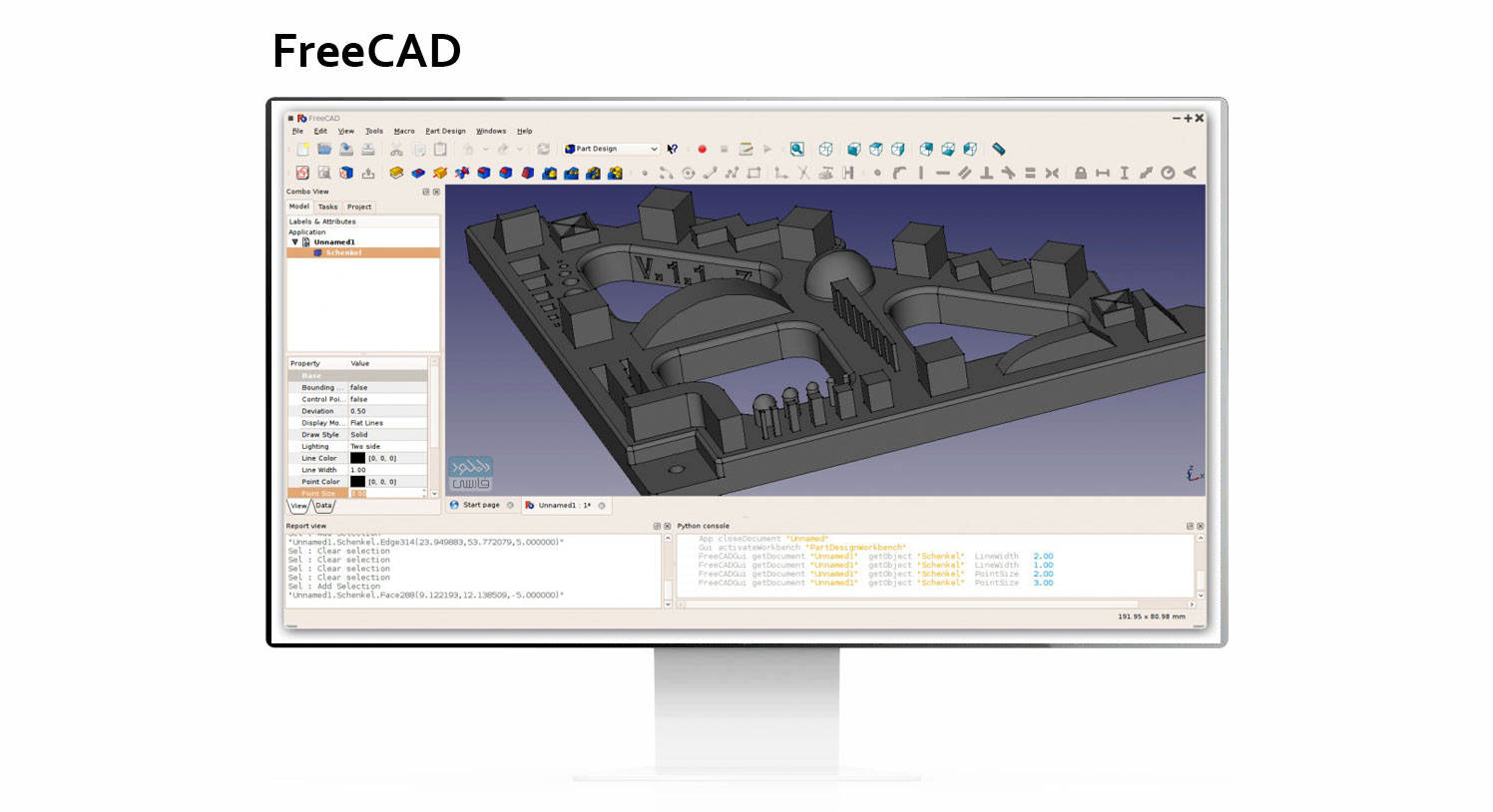 دانلود نرم افزار FreeCAD v0.20.2 طراحی مهندسی سه بعدی