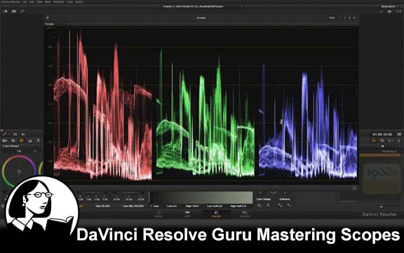 دانلود فیلم آموزشی DaVinci Resolve Guru Mastering Scopes