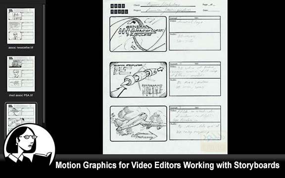 دانلود فیلم آموزشی Motion Graphics for Video Editors Working with Storyboards