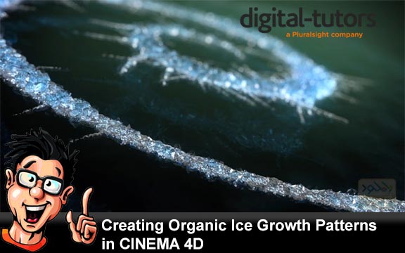 دانلود فیلم آموزشی Creating Organic Ice Growth Patterns in CINEMA 4D