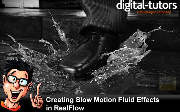 دانلود فیلم آموزشی Creating Slow Motion Fluid Effects in RealFlow