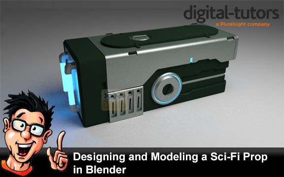 دانلود فیلم آموزشی Designing and Modeling a Sci-Fi Prop in Blender